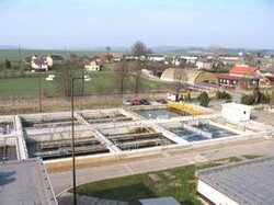 ČOV Lanškroun, usazovací nádrže